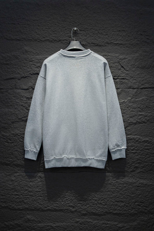 Miu Miu Embroidered Oversize Cotton Sweatshirt