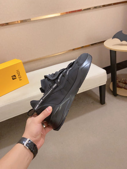 Fendi Men's Casual Leather Sneakers – 2025 Collection
