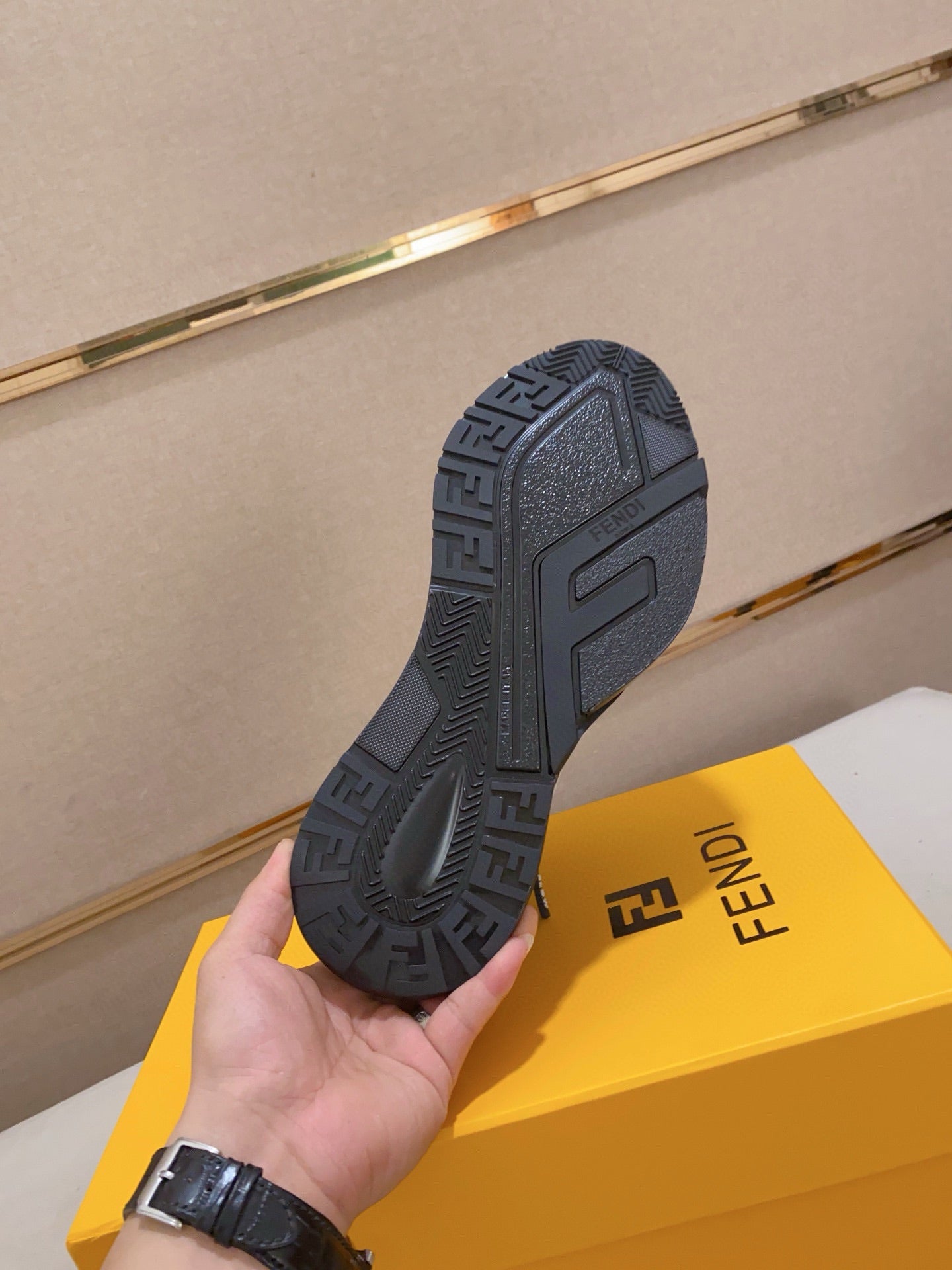 Fendi Men's Casual Leather Sneakers – 2025 Collection