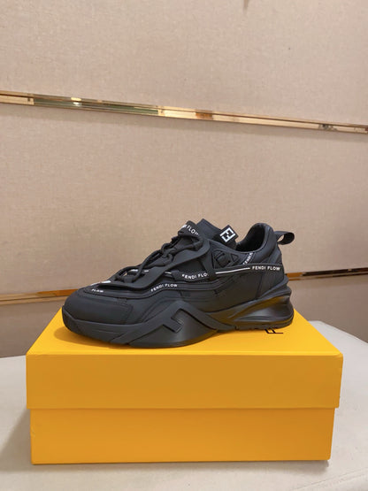 Fendi Men's Casual Leather Sneakers – 2025 Collection