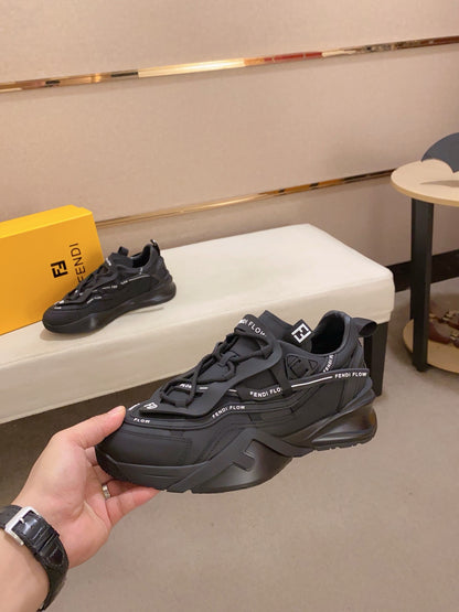 Fendi Men's Casual Leather Sneakers – 2025 Collection
