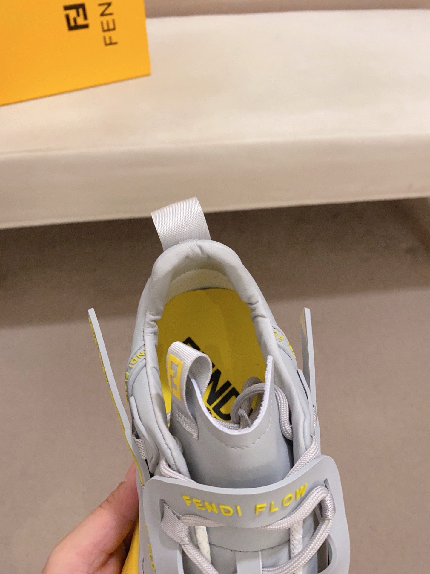 Fendi Men's Casual Leather Sneakers – 2025 Collection