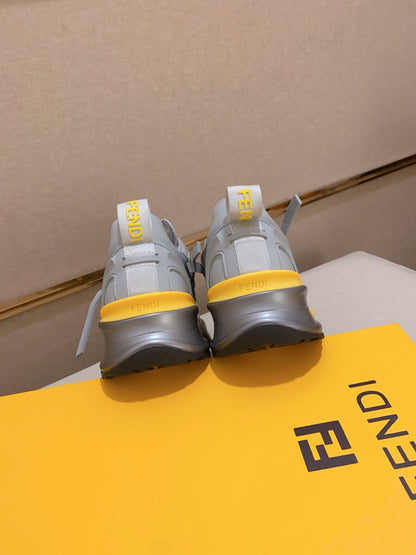 Fendi Men's Casual Leather Sneakers – 2025 Collection