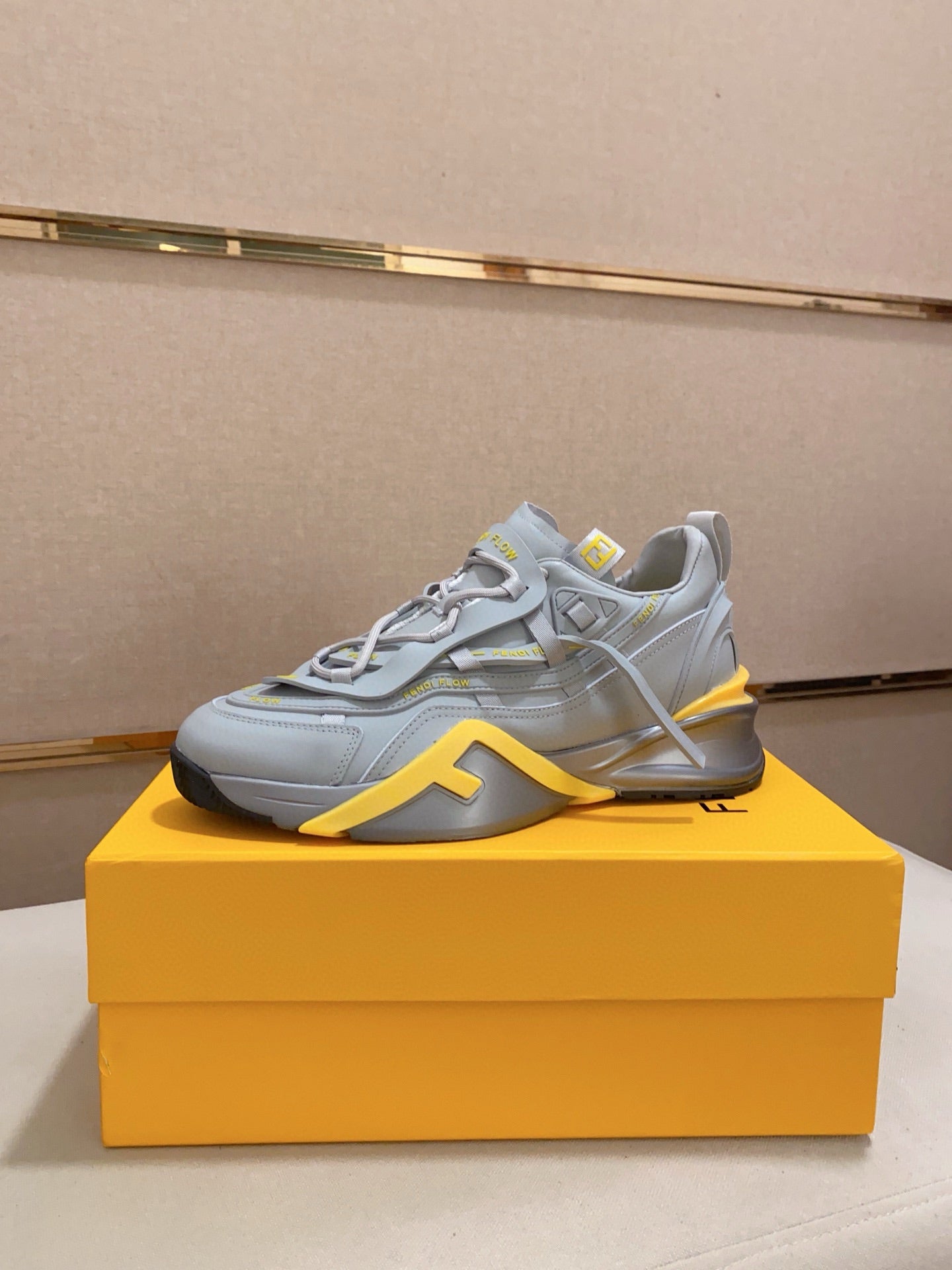 Fendi Men's Casual Leather Sneakers – 2025 Collection