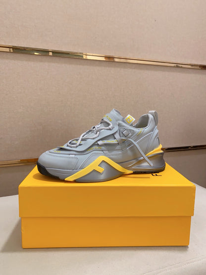 Fendi Men's Casual Leather Sneakers – 2025 Collection