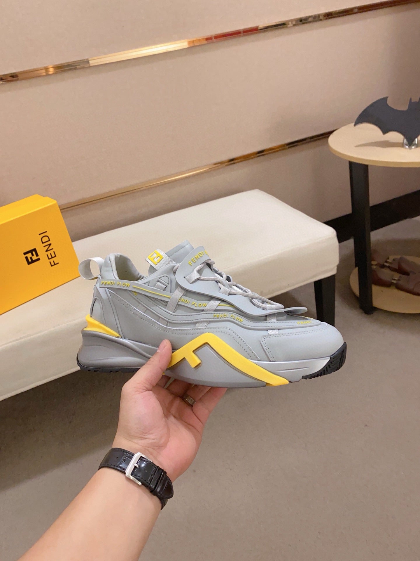 Fendi Men's Casual Leather Sneakers – 2025 Collection