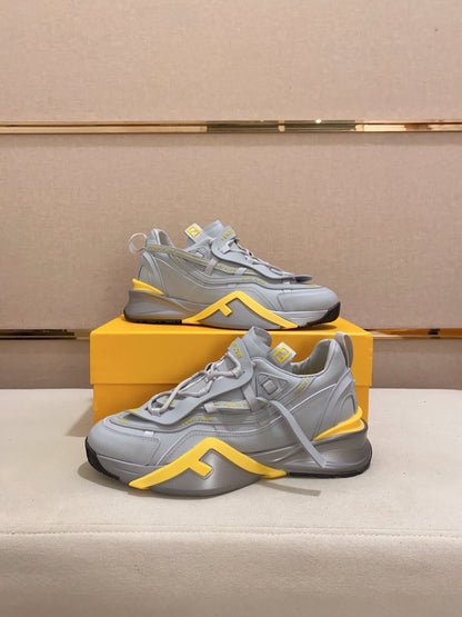 Fendi Men's Casual Leather Sneakers – 2025 Collection