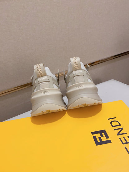 Fendi Men's Casual Leather Sneakers – 2025 Collection