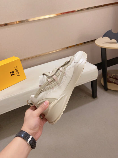 Fendi Men's Casual Leather Sneakers – 2025 Collection