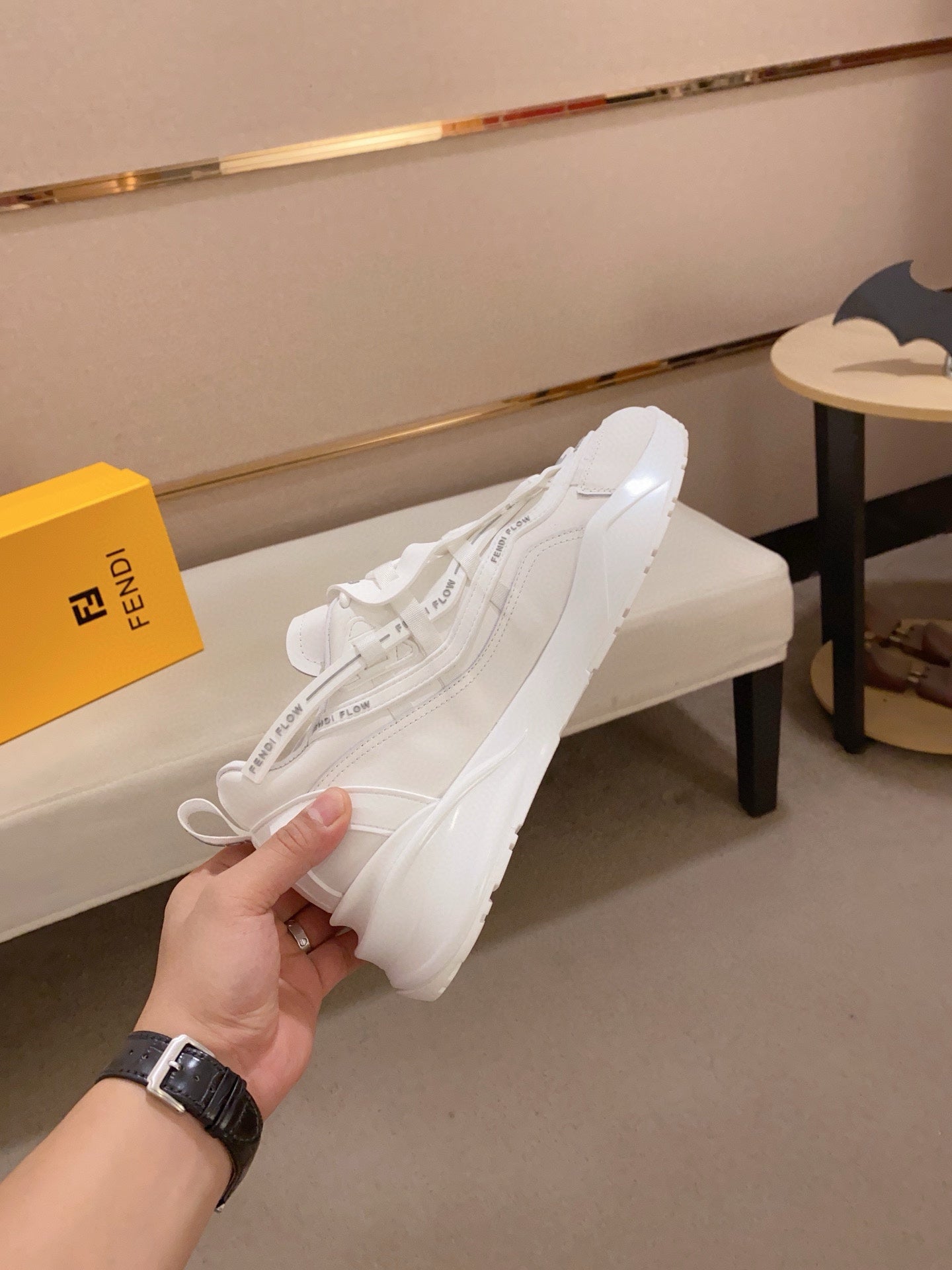 Fendi Men's Casual Leather Sneakers – 2025 Collection
