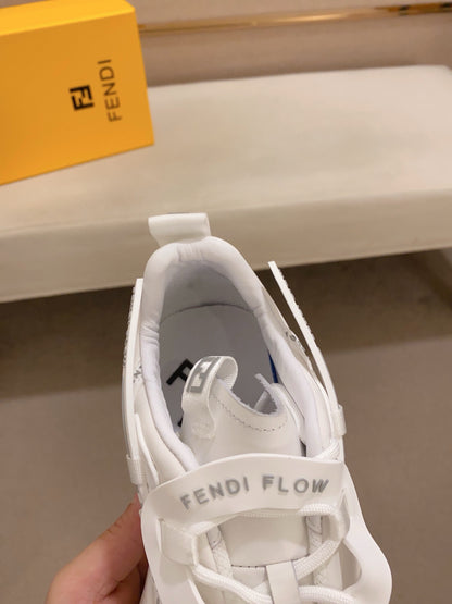 Fendi Men's Casual Leather Sneakers – 2025 Collection