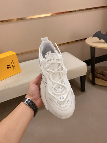 Fendi Men's Casual Leather Sneakers – 2025 Collection