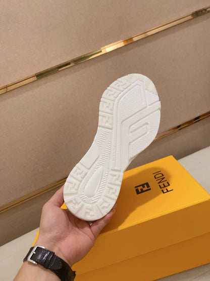 Fendi Men's Casual Leather Sneakers – 2025 Collection