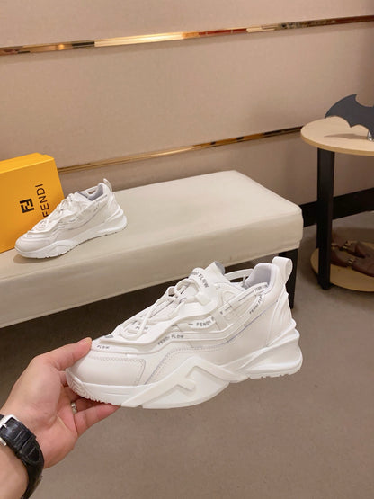 Fendi Men's Casual Leather Sneakers – 2025 Collection