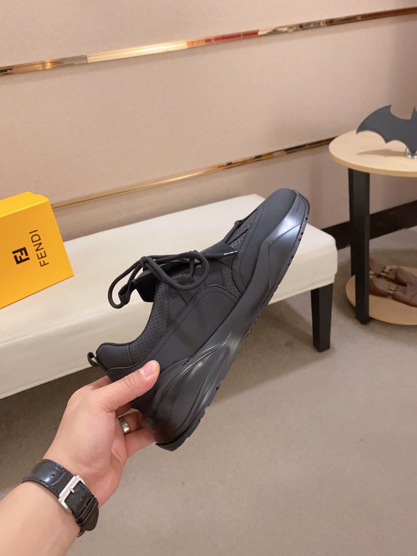 Fendi Men's Casual Leather Sneakers – 2025 Collection