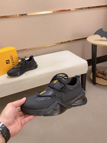 Fendi Men's Casual Leather Sneakers – 2025 Collection