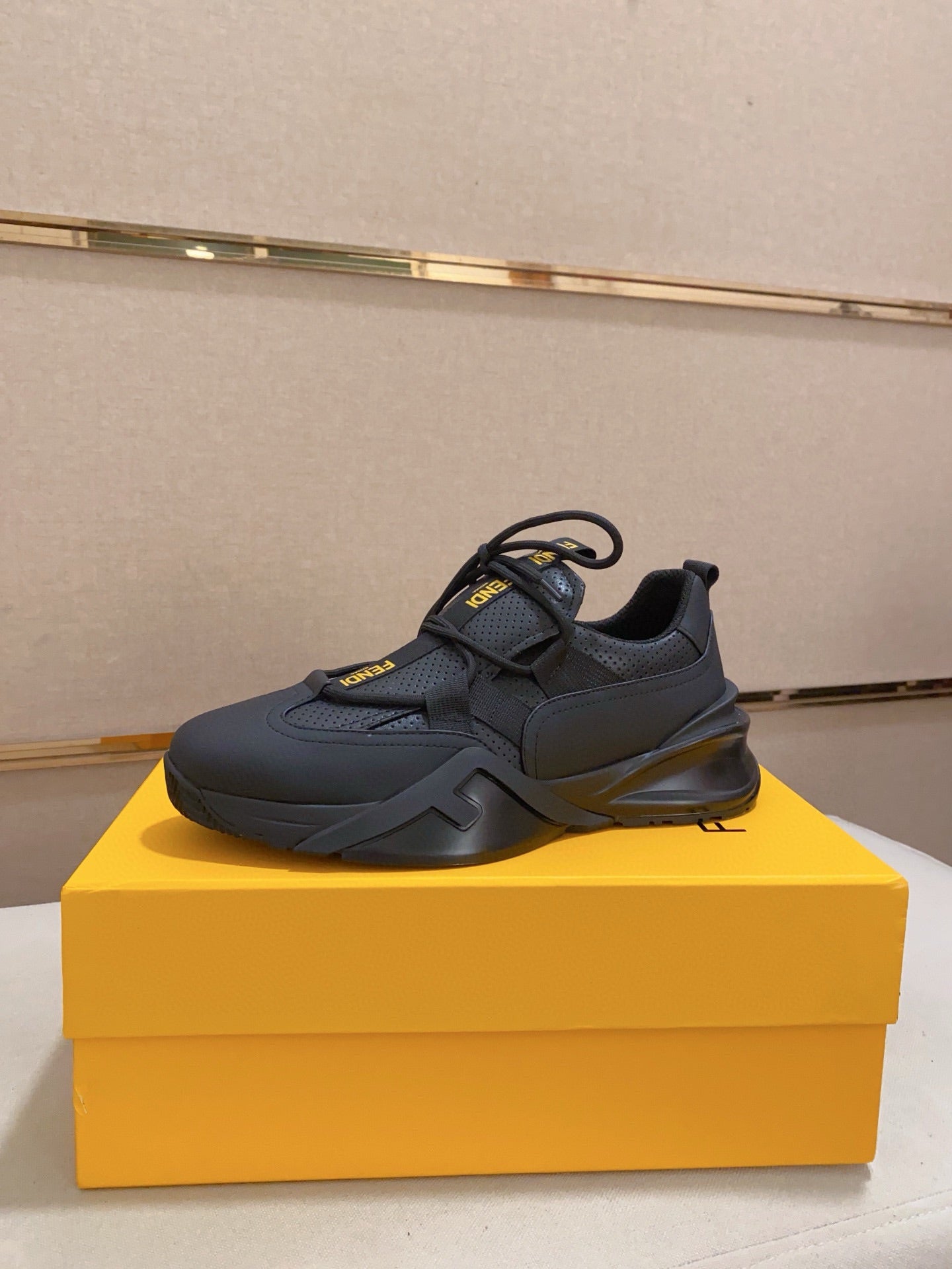 Fendi Men's Casual Leather Sneakers – 2025 Collection