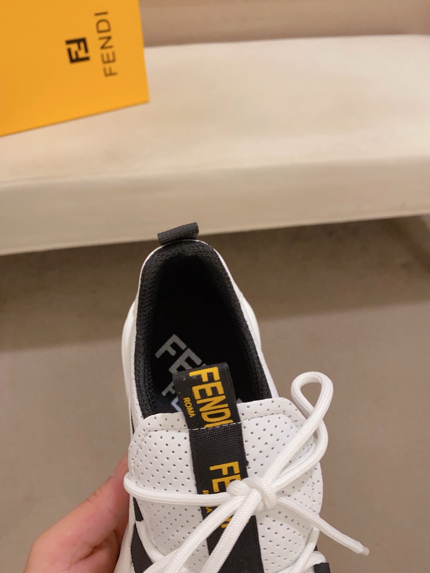 Fendi Men's Casual Leather Sneakers – 2025 Collection