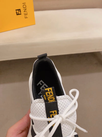 Fendi Men's Casual Leather Sneakers – 2025 Collection