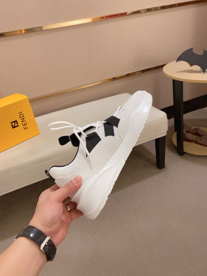 Fendi Men's Casual Leather Sneakers – 2025 Collection