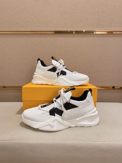 Fendi Men's Casual Leather Sneakers – 2025 Collection