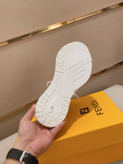 Fendi Men's Casual Leather Sneakers – 2025 Collection