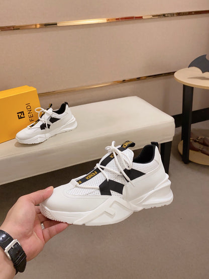 Fendi Men's Casual Leather Sneakers – 2025 Collection