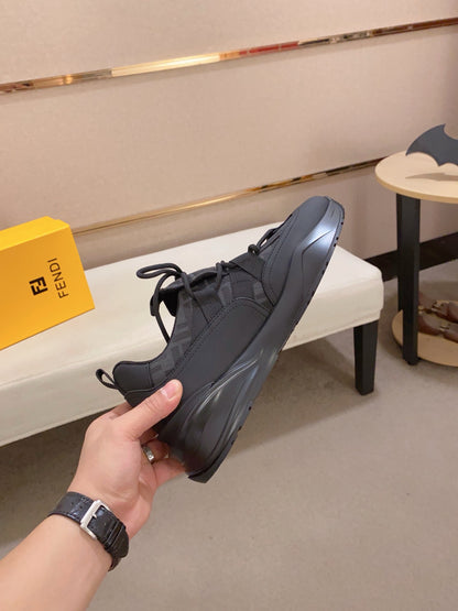 Fendi Men's Casual Leather Sneakers – 2025 Collection