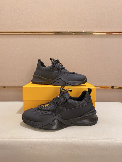 Fendi Men's Casual Leather Sneakers – 2025 Collection