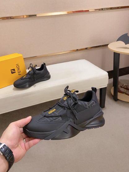Fendi Men's Casual Leather Sneakers – 2025 Collection