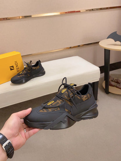 Fendi Men's Casual Leather Sneakers – 2025 Collection