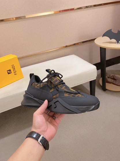 Fendi Men's Casual Leather Sneakers – 2025 Collection