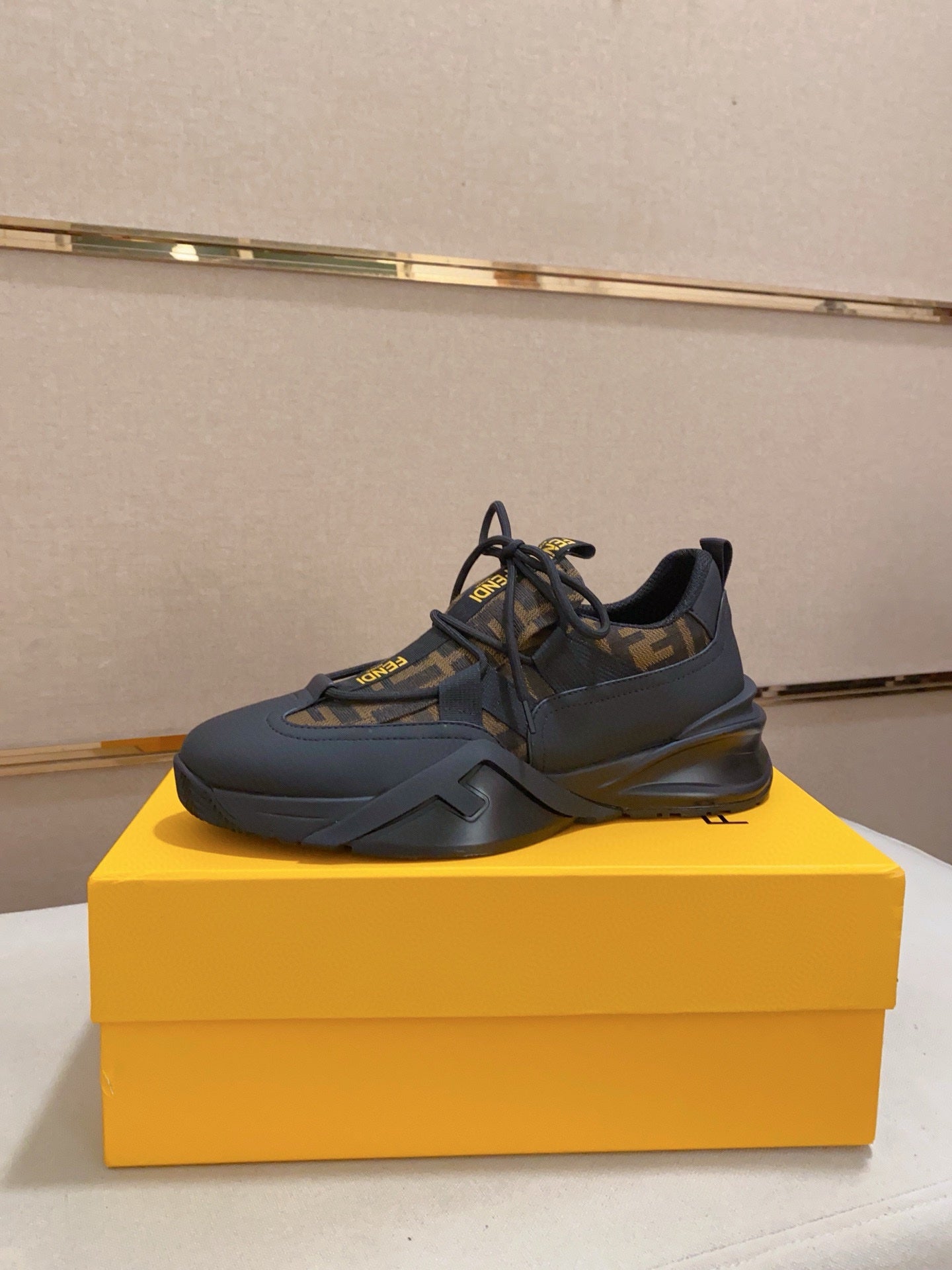 Fendi Men's Casual Leather Sneakers – 2025 Collection