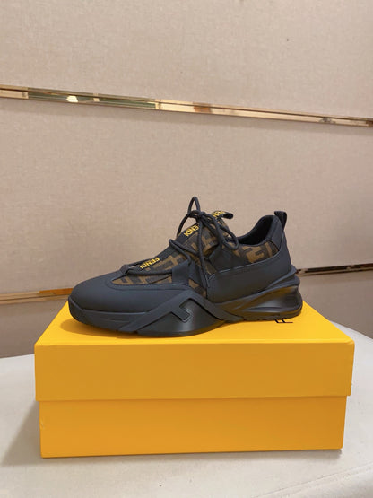 Fendi Men's Casual Leather Sneakers – 2025 Collection