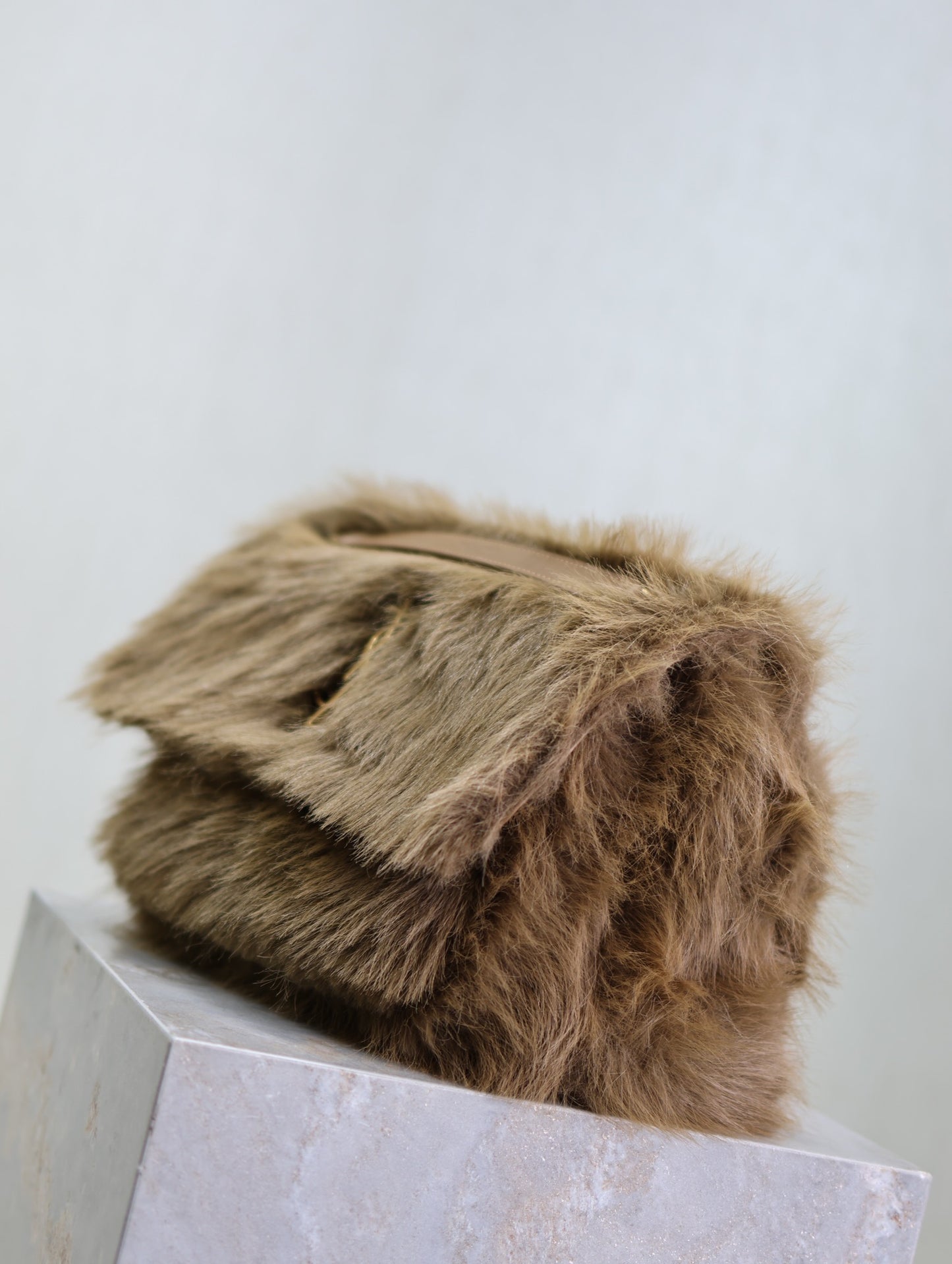 Saint Laurent Niki Rabbit Fur Shoulder Bag – Autumn/Winter Collection