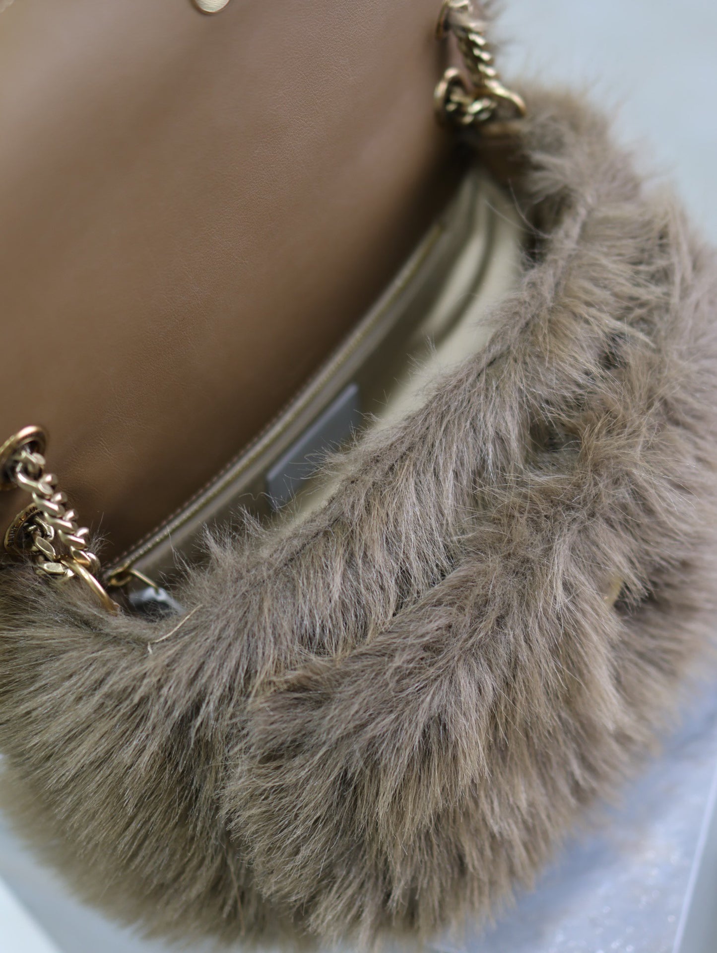 Saint Laurent Niki Rabbit Fur Shoulder Bag – Autumn/Winter Collection