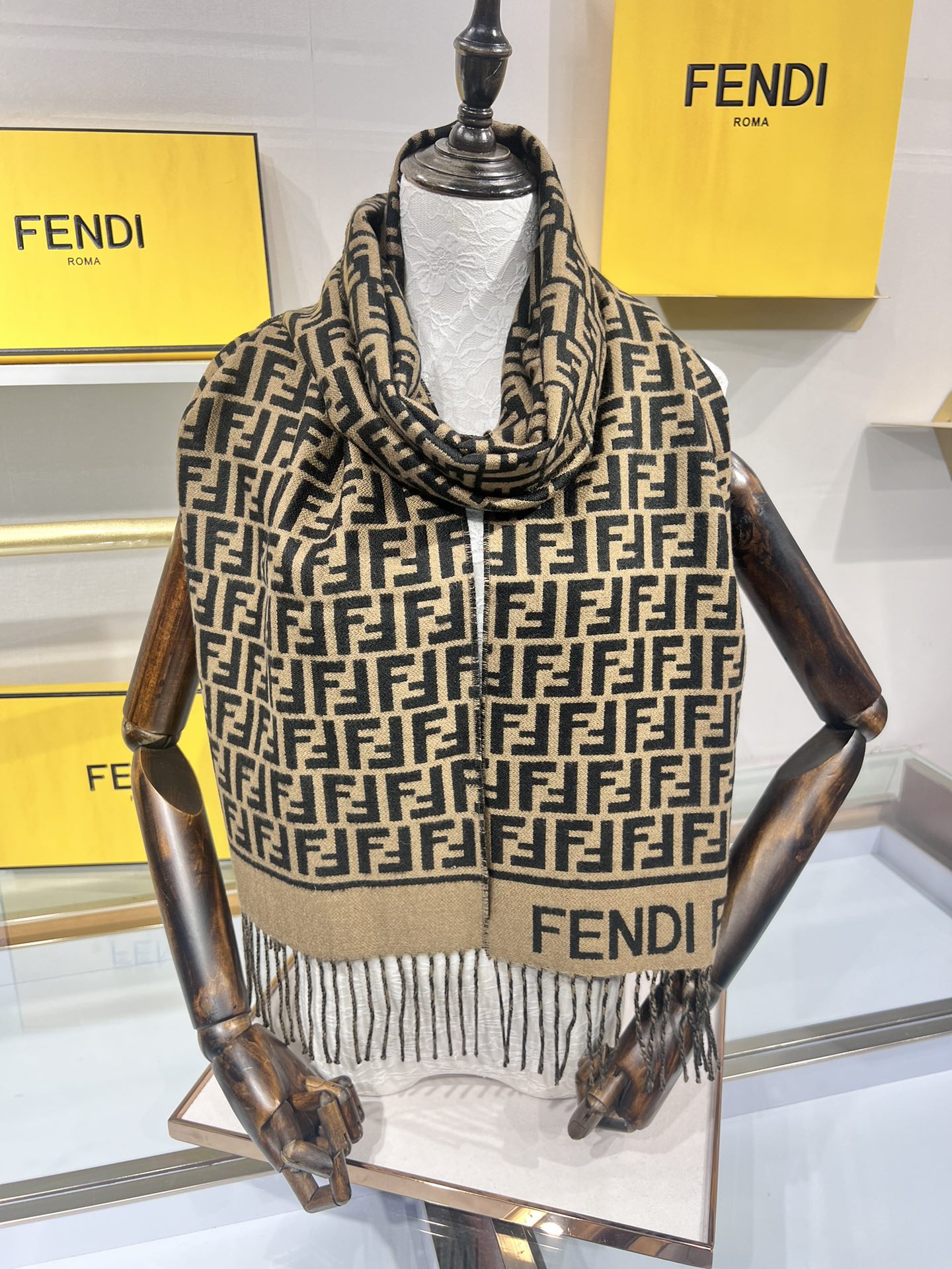 Fendi FF Monogram Scarf