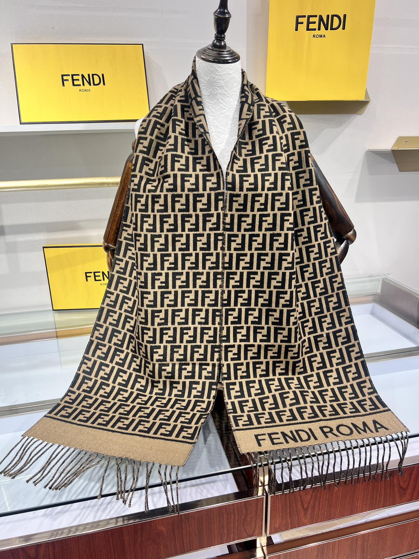 Fendi FF Monogram Scarf