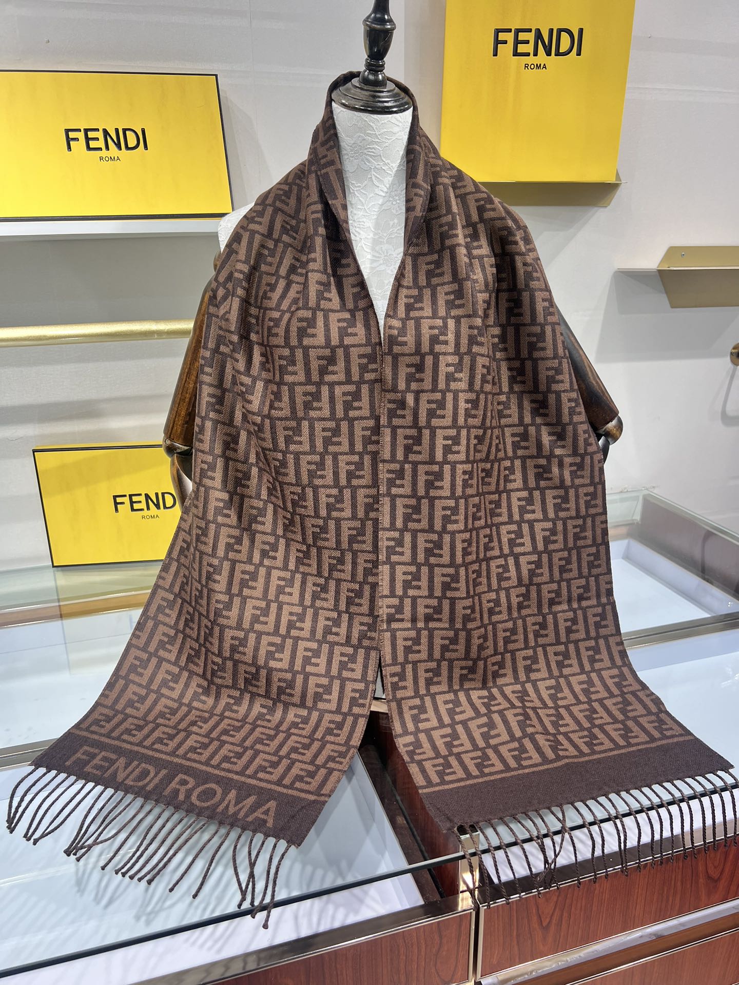 Fendi FF Monogram Scarf