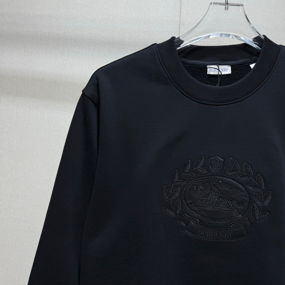 Burberry 24FW Embroidered Crewneck Sweatshirt