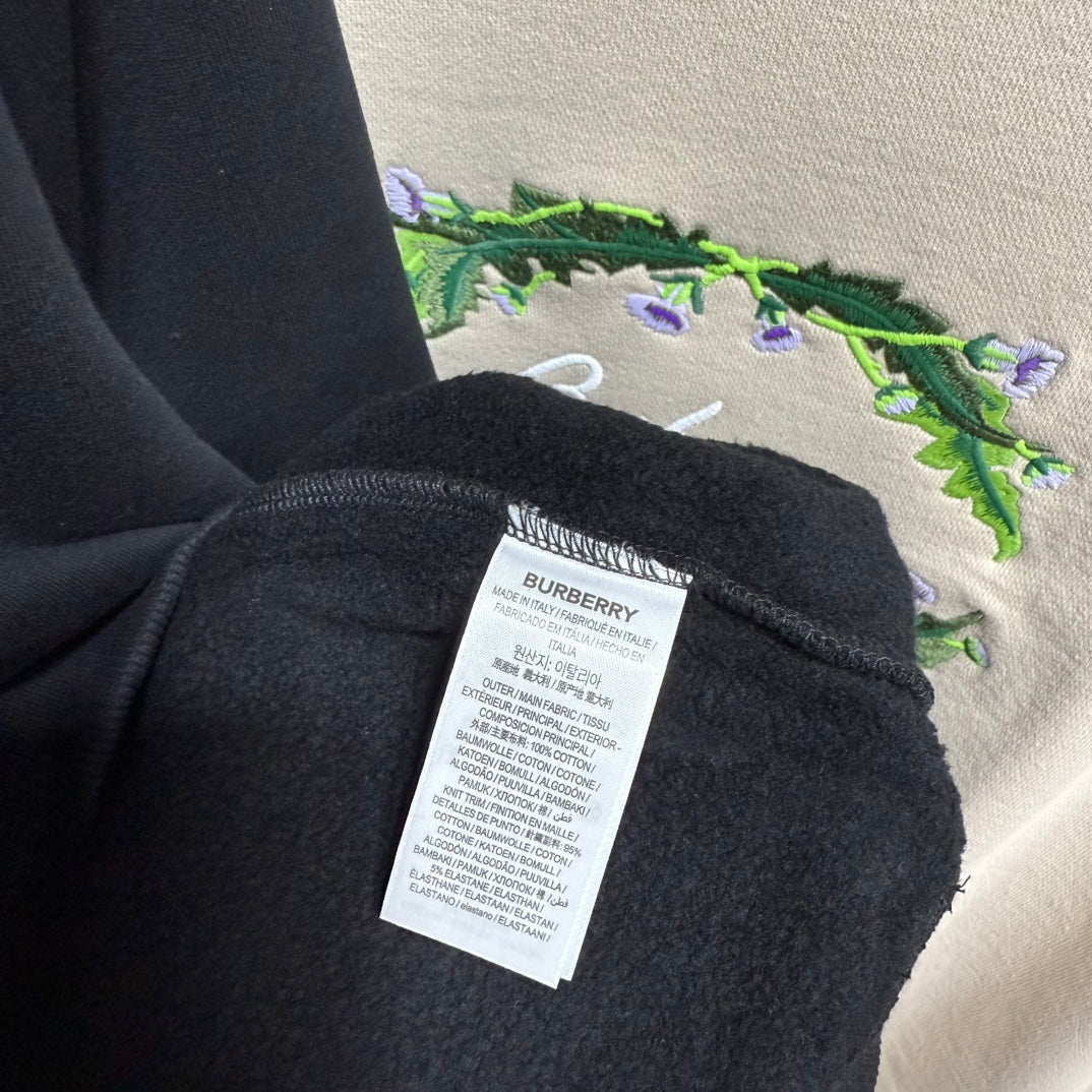Burberry 24FW Embroidered Crewneck Sweatshirt