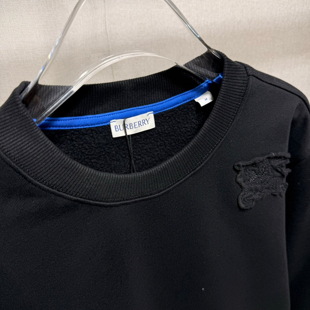 Burberry Patch Equestrian Knight Pullover Sweatshirt – 24FW