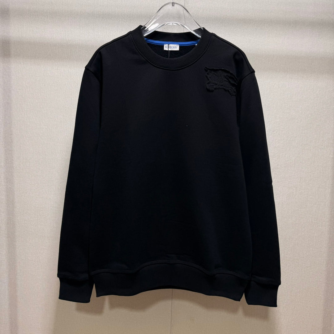 Burberry Patch Equestrian Knight Pullover Sweatshirt – 24FW