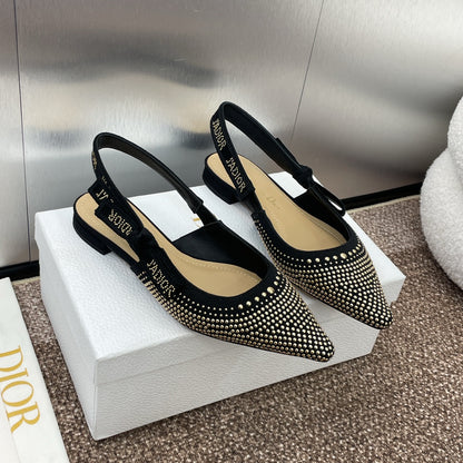 Dior J'Adior Rivet Heeled Sandals – 2024SS