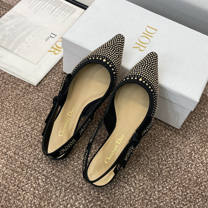 Dior J'Adior Rivet Heeled Sandals – 2024SS