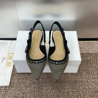 Dior J'Adior Rivet Heeled Sandals – 2024SS