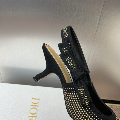 Dior J'Adior Rivet Heeled Sandals – 2024SS
