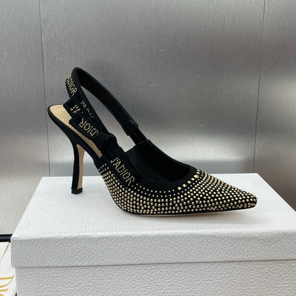 Dior J'Adior Rivet Heeled Sandals – 2024SS