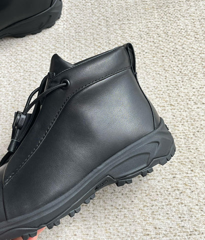 Zegna Triple Stitch Monte Suede High-Top Sneakers – 2024 Collection