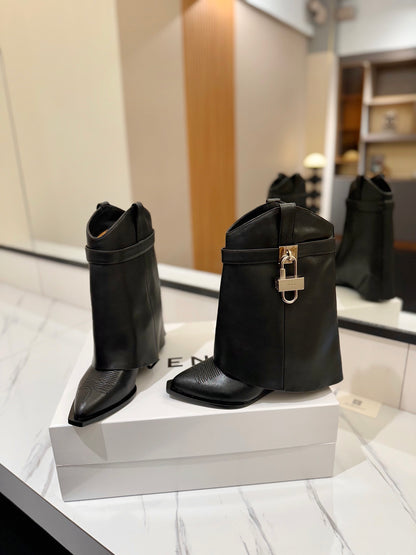 Givenchy High-Heel Embroidered Long Boots – 2024 SS
